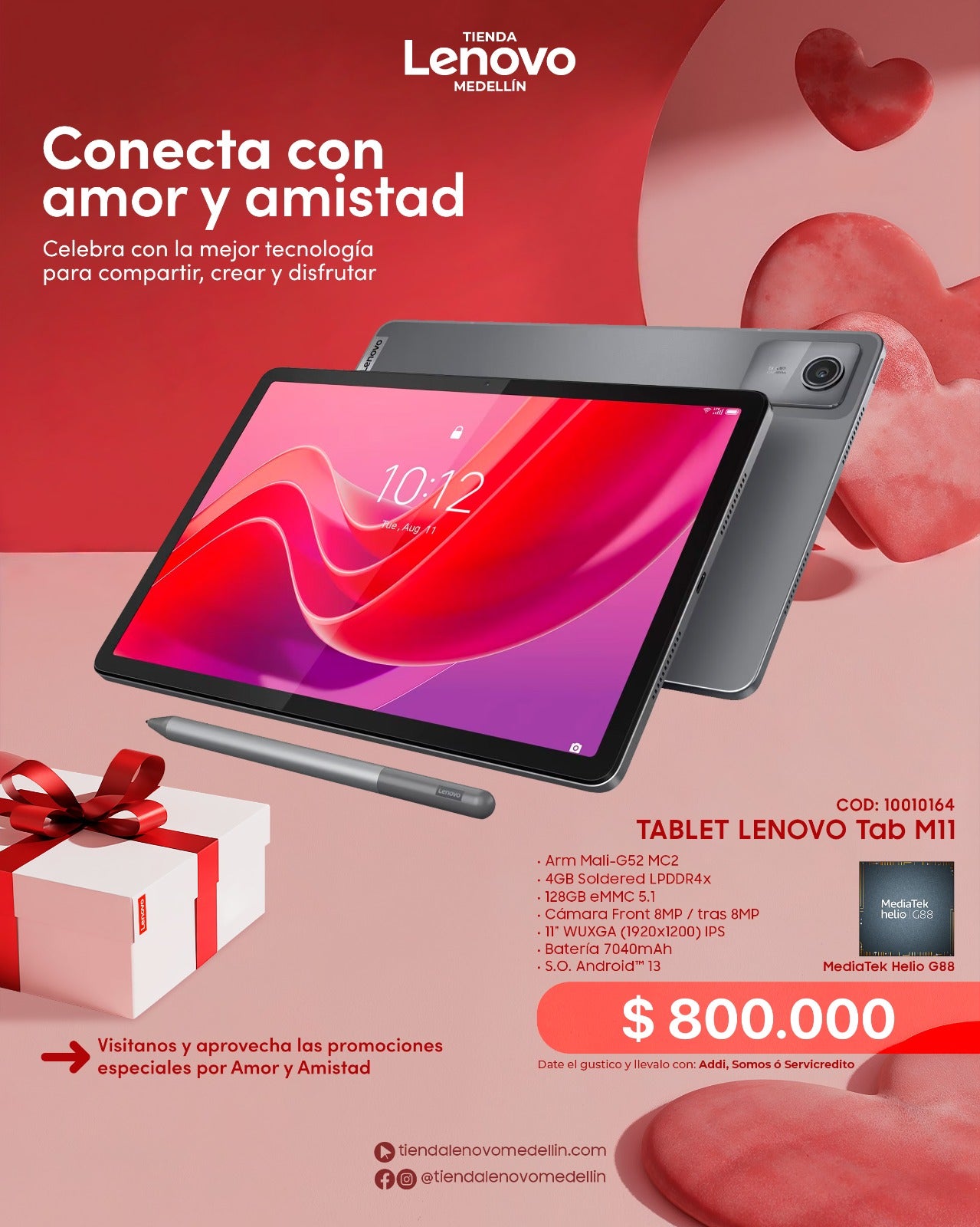 Lenovo Tab M11 TB330FU MediaTek Helio G88