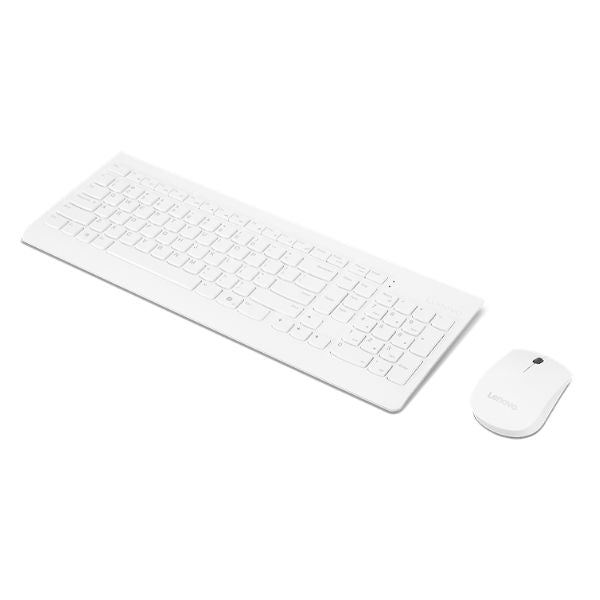Teclado y Mouse Lenovo 510 Essential Inalámbrico Blanco