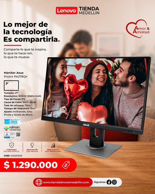 Monitor Asus ProArt PA278QV 27”