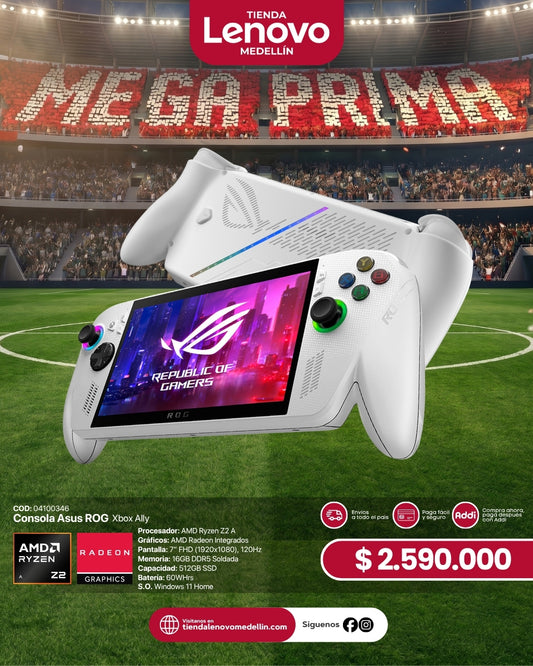 Consola Asus ROG Xbox Ally Ryzen Z2 A