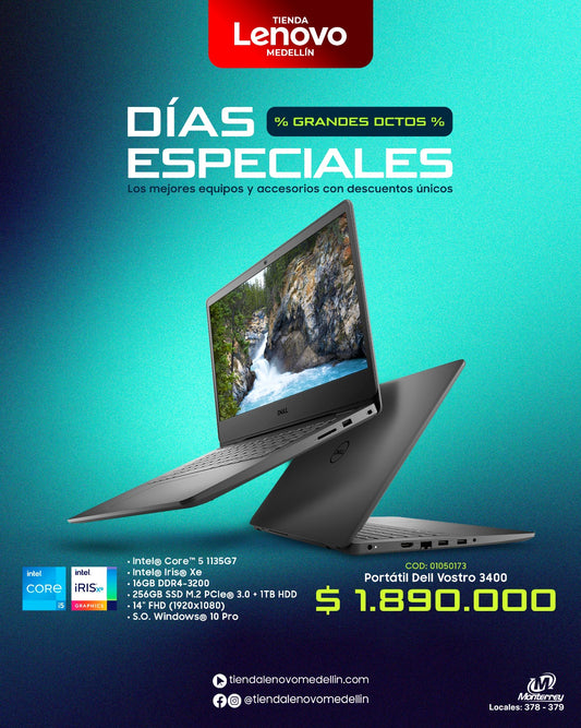 Portátil Dell Vostro 3400 CI5 1135G7