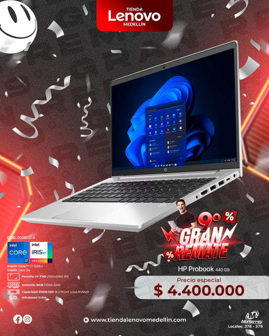 Portátil Hp ProBook 440 G9 CI7 1255U