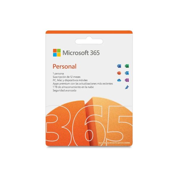 Licencia Microsoft Office 365 Personal 1 Usuario