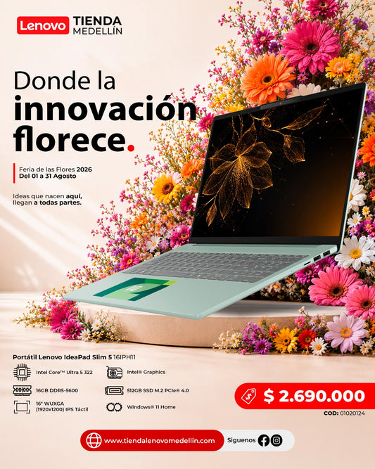 Portátil Lenovo IdeaPad Slim 5 Ultra 5 322