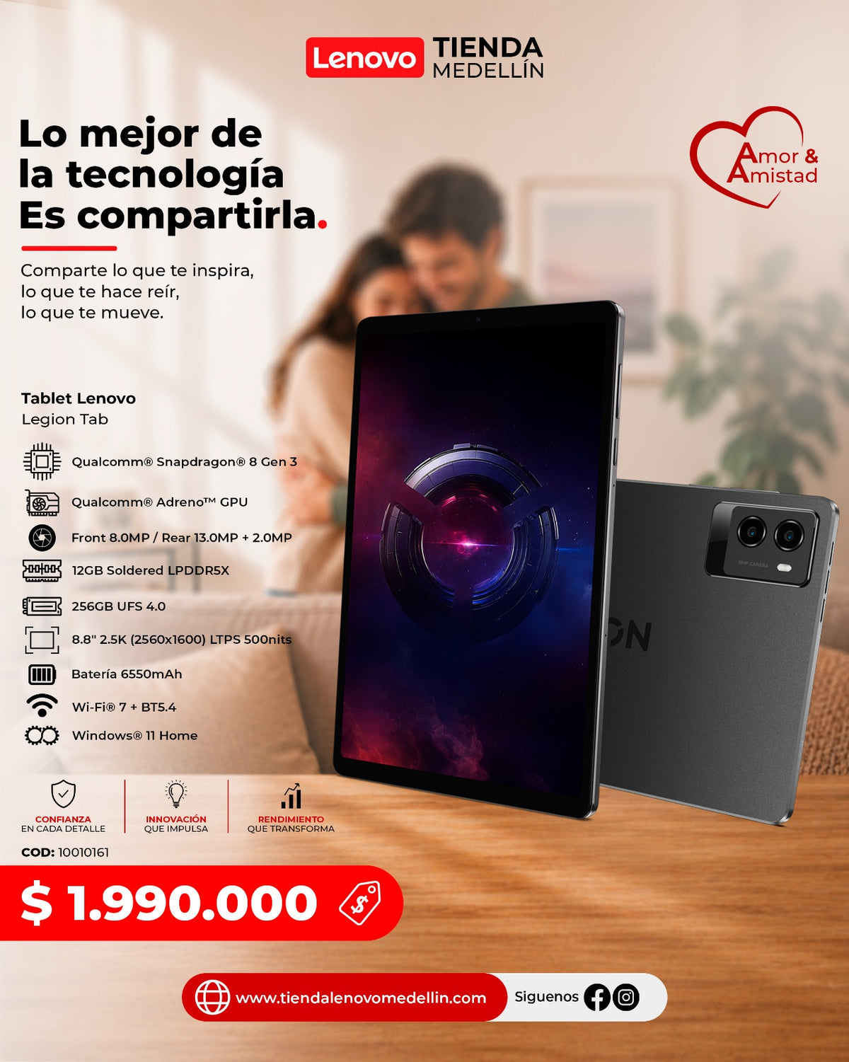 Lenovo Legion Tab Snapdragon 8 Gen3