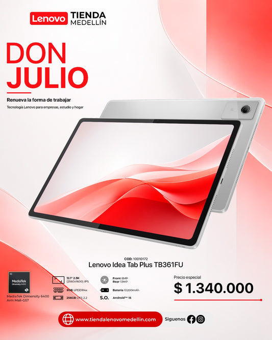 Lenovo Idea Tab Plus MediaTek Dimensity 6400