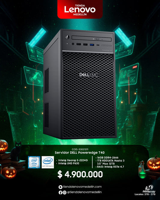 Servidor DELL PowerEdge T40  XEON E3-2224G