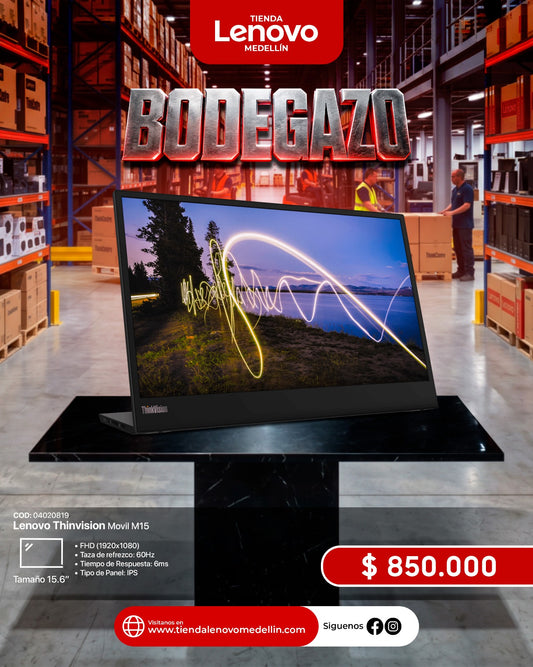 Monitor Lenovo ThinkVision M15