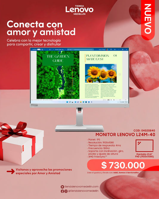 Monitor Lenovo L24M-40 23.8”