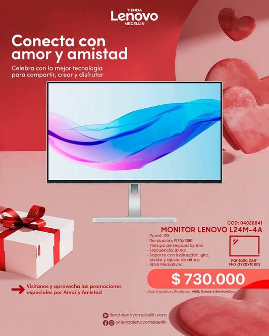 Monitor Lenovo L24M-4A 23.8"